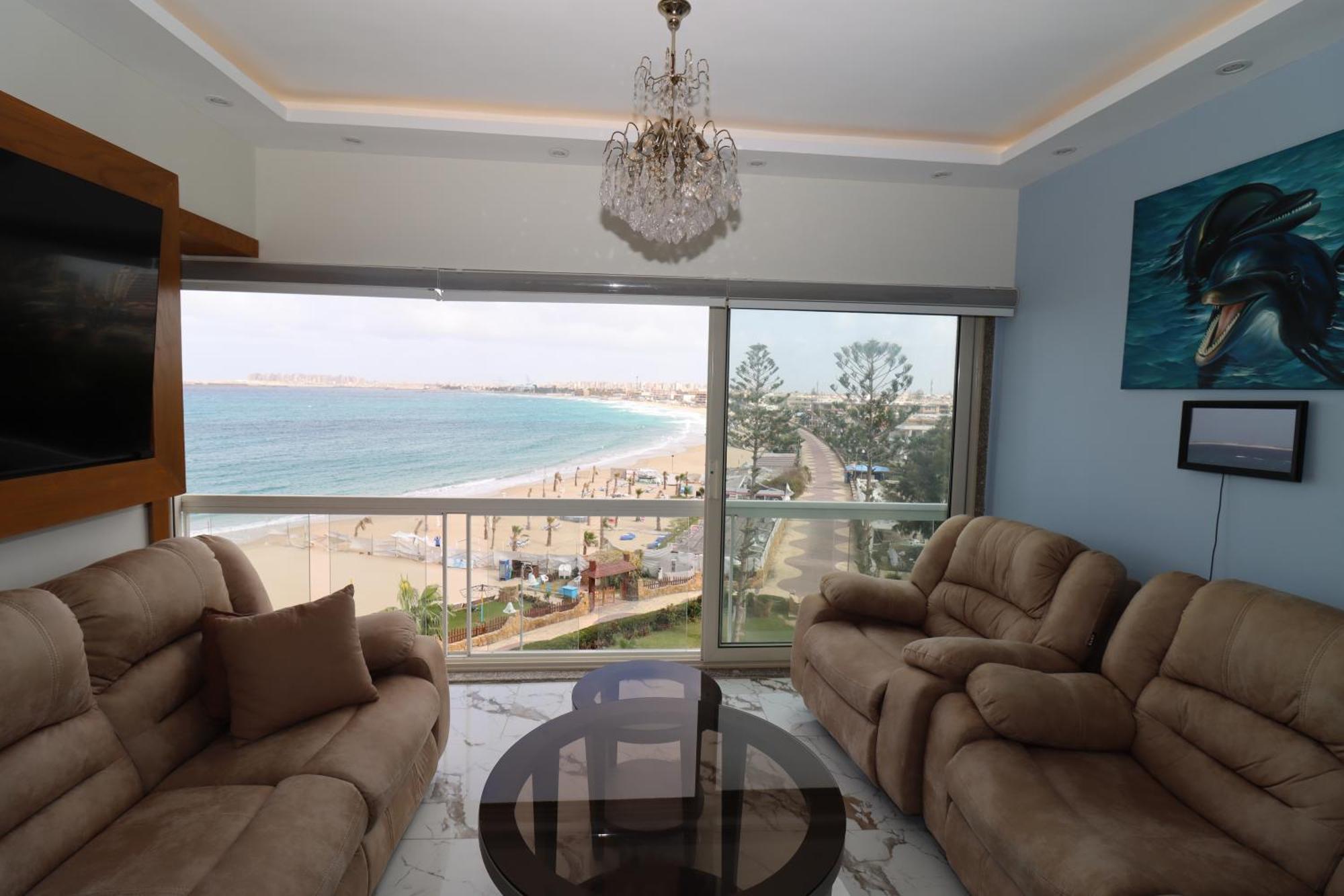 אלכסנדריה Beach Luxury Mamoura Private Beach מראה חיצוני תמונה