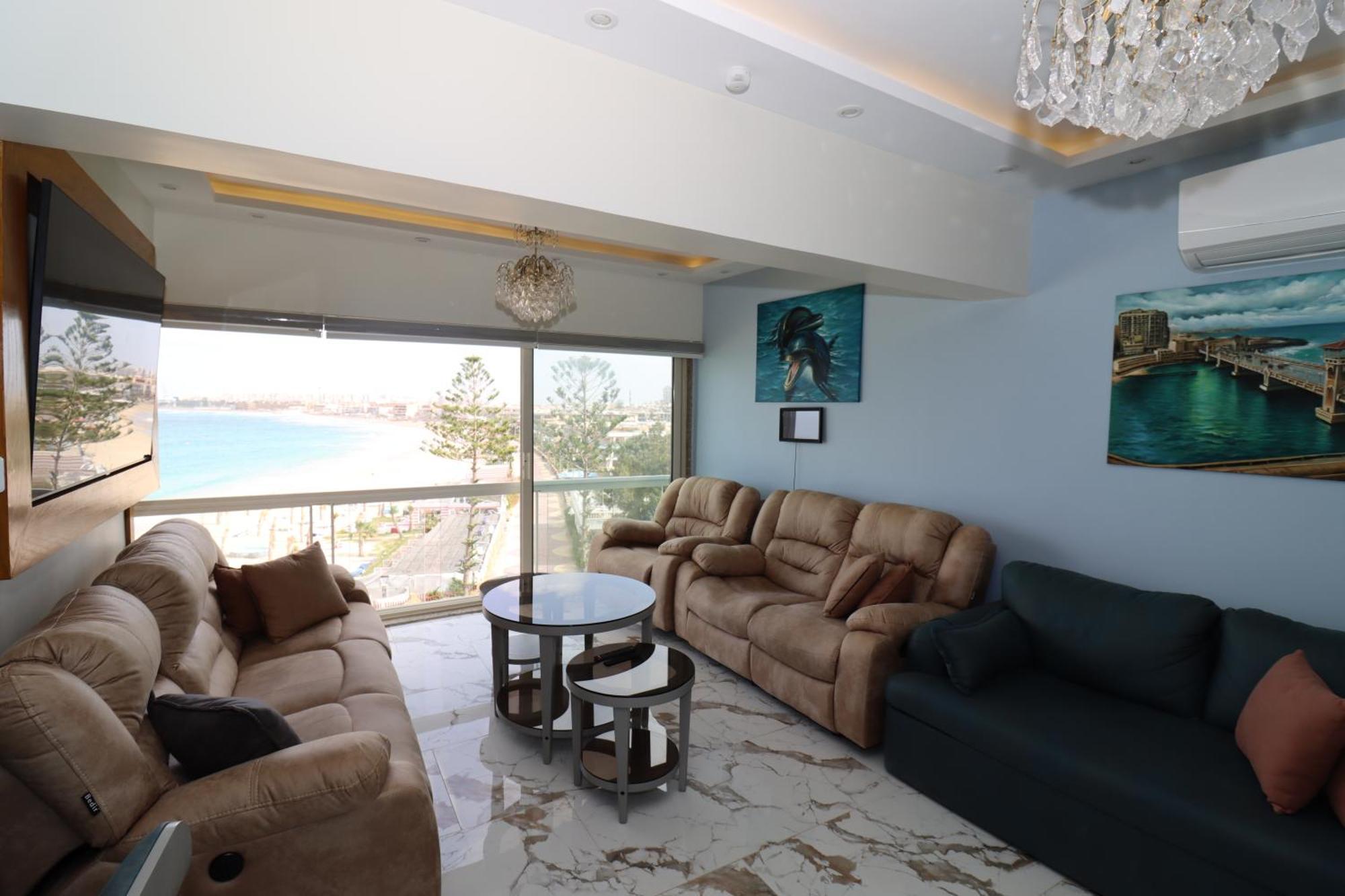 אלכסנדריה Beach Luxury Mamoura Private Beach מראה חיצוני תמונה