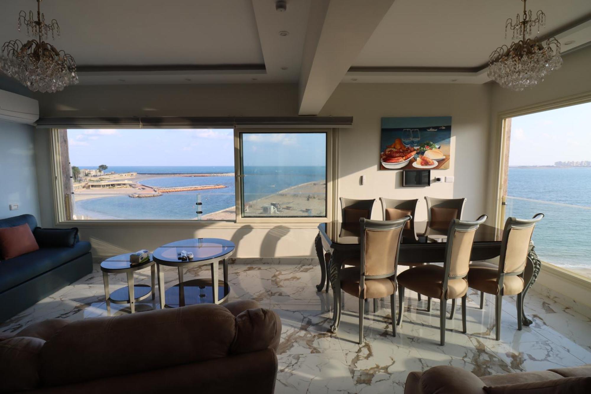 אלכסנדריה Beach Luxury Mamoura Private Beach מראה חיצוני תמונה