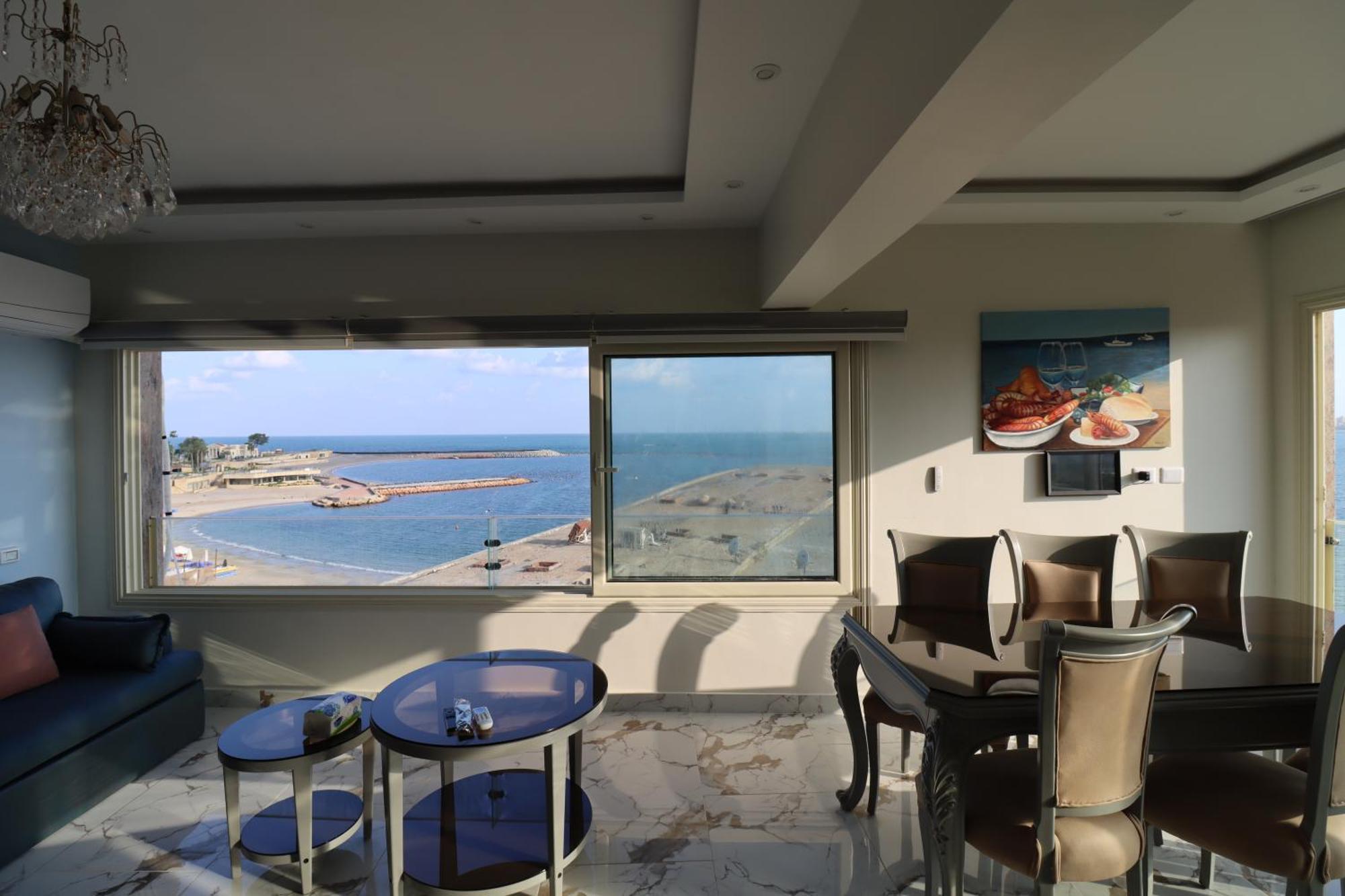 אלכסנדריה Beach Luxury Mamoura Private Beach מראה חיצוני תמונה